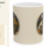 Moonlit Ghost Garden coffee mug design